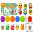 thumbnail image 4 of 24 pcs Easter Bunny Squishy Prefilled Eggs, Color Random Squeeze Toys – Easter Basket Stuffers, Party Favors & Egg Hunt Supplies, 4 of 4