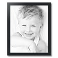 thumbnail image 2 of ArtToFrames 17" x 21" Black Satin Picture Frame, 17x21 inch Black MDF Poster Frame (WOM-5180), 2 of 8