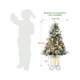 thumbnail image 4 of 3 ft fiber optic light-style artificial christmas tree set of 2, 78 LED lights, 8-mode battery box, red berry decorations, easy installation para holidays, 4 of 8