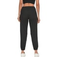 thumbnail image 5 of SHCKE Women's Lightweight Sports Pants Quick Dry Joggers Workout Pants Hiking Running Athletic Pants with Drawstring Elastic Waist Black L, 5 of 6
