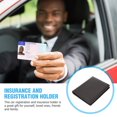 thumbnail image 4 of CHUANK Car Registration And Insurance Holder Cowhide Auto Insurance Document Wallet, 4 of 4