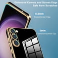 thumbnail image 2 of Compatible with Samsung Galaxy S23 Plus 5G Case Flexible Soft TPU Silicone Shockproof Protective Waterproof Phone Cases Black, 2 of 14
