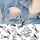 thumbnail image 4 of Ganchos de costura Wosthever 50 piezas sujetador Collar ojo conector reemplazo acolchado tejido DIY, 4 of 6