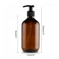thumbnail image 3 of 4PCS 500ML Portable Empty Pump Dispenser Bottles Shampoo Lotion Durable Refillable Containers For Liquid Bathroom Soap Bottles, 3 of 9