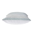 thumbnail image 4 of Ox Bay Ariya Spa Blue/White Chevron Cotton Adult Decorative Throw Pillow, 4 of 10