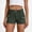 Army Green women cargo shorts with pockets a1, variant on Cagogo Women's Cargo High Waisted Shorts with Pockets Casual Solid Streetwear Vacation Shorts Regular Fit Summer Travel Beach Shorts for Women, Army Green M