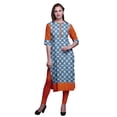 thumbnail image 1 of Bimba Women Straight Kurta Printed Indian Top EthnicKurti, 1 of 6