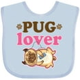 thumbnail image 3 of Inktastic Pug Lover Dog Gift Girls Baby Bib, 3 of 4