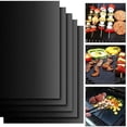 thumbnail image 3 of Great promotion! High Temperature Resistant Barbecue Mat Non-stick Barbecue Mat BBQ Grill Mat Barbecue Mat Paper, 3 of 4