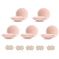 thumbnail image 1 of Cakes Body Nipple Covers Waterproof Reusable Sticky Bras Invisible Bra Traceless Adhesive Bras for Dress Tops, 1 of 7