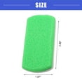 thumbnail image 4 of Vocoste Foot Care Exfoliating Scrub Stone Double Sided Fine and Coarse Pumice Stone Foot File 2 Pcs Green, 4 of 7