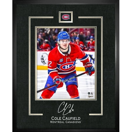 Cole Caufield 16x20 Replica Signature Frame Canadiens - Officially Licensed NHL Wall Art