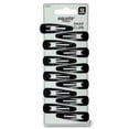 thumbnail image 4 of (6 pack) Equate Hair Snap Clips, 12 Count, Black, For Small Sections of Hair or Intricate Hairstyles, 4 of 6
