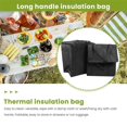 thumbnail image 5 of 2 Pack Insulated Reusable Grocery Bag Food Delivery Bag With Dual Zipper, 5 of 5