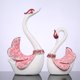 thumbnail image 5 of Un par de ornamentos de resina de estatua de cisne para regalos para boda, decoración de artesanías, estatuilla de escultura de dormitorio Soledad Estatua de cisne, 5 of 7