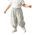 thumbnail image 3 of LYHaoo Lightweight Casual Kids Pants For Boys Comfortable Loose Fit Soft Legwear Sit Soft Breathable Pants For Everyday Play Boys Wide Leg Pants(Gray), 3 of 7