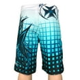 thumbnail image 2 of TOWED22 Mens Board Shorts Swimwear,Mens Sweat Shorts Above Knee Workout Gym Shorts Shorts with Zipper Pockets Blue,L, 2 of 5