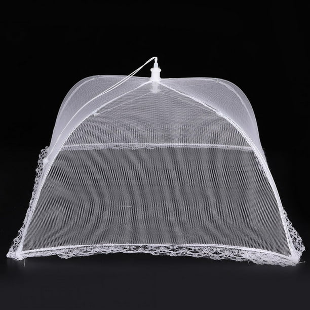 Cubierta De Red Para Alimentos, 2 Piezas, Plegable, Lavable, Buena Permeabilidad Al Aire, Cubierta De Malla Para Alimentos Para El Hogar, Cocina, Restaurante