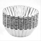 thumbnail image 1 of 80PCS Silver Tone Aluminum Egg Tart Mold Mould Makers, 1 of 5