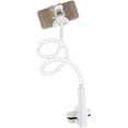 thumbnail image 1 of Cell Phone Stand, Gooseneck Phone Holder, Adjustable Long Arm Phone Mount Clamp for Desk, Bed, Flat Surface., 1 of 7