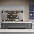 thumbnail image 3 of Mobile Study Office Desks Computer Drawers Reception Luxury Office Desks Conference Standing Scrivania Con Cassetti Furnitures My Lux Decor Round, 3 of 7