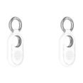 thumbnail image 1 of Funda Silicona Antigolpes Con Llavero para Galaxy SmartTag 2 () Blanca, 1 of 8