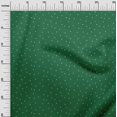 thumbnail image 3 of oneOone Cotton Flex Green Fabric Snowflake Sewing Craft Projects Fabric Prints By Yard 40 Inch Wide, 3 of 5