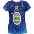 thumbnail image 1 of Kansas Vintage Distressed State Flag All Over Womens T Shirt, 1 of 2