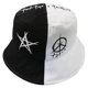 thumbnail image 2 of Sombrero de cubo con estampado de dibujos animados de verano, bonitos sombreros de pescador para mujeres y hombres, gorras de pesca reversibles de dos lados, 2 of 2