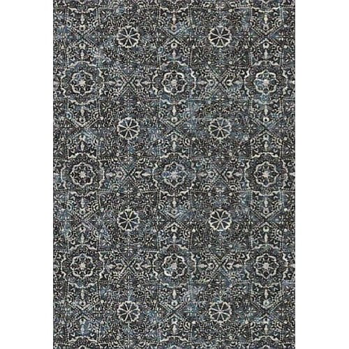Crescent Drive Rug Company Regal Silver/Blue Area Rug