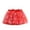 Red, variant on Coerni Toddler Soft Skirt Shorts Heart Prints Sequin Mesh Tulle Skirt Dance Part𝐲 Clothes Light Layered Pleated Birthday Outfit