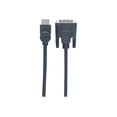 thumbnail image 2 of Manhattan HDMI Male to DVI-D 24+1 Male Cable, Dual Link, Black, 15 ft., 2 of 5