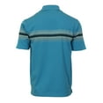 thumbnail image 2 of Gioberti Mens Multiple Stripe Polo Shirt with Pocket, 2 of 4
