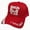 Red, variant on Jesus Paid It All / I Love Jesus Adjustable Baseball Cap (Red)