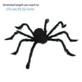 thumbnail image 4 of YouLoveIt Scary Giant Halloween Spider Fake Large Spider Hairy Props Realistic 1pc Halloween Outdoor Decorations Hairy Spide Props for Halloween Yard Decorations Party Decor, Black, 50/75/90 CM, 4 of 8