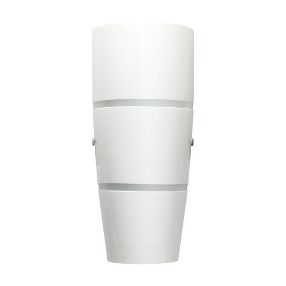 WS830L-3090-WHSN Jesco Lighting Madison - 17 Inch 9W 1 LED Large Wall Sconce-Satin Nickel Finish-White Glass Color-3000 Color Temperature