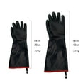 RTDBG Grill Bar BBQ Gloves 14 Inches For Handling Heat Food Right On