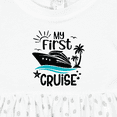 thumbnail image 4 of Inktastic My First Cruise Girls Baby Dress, 4 of 5