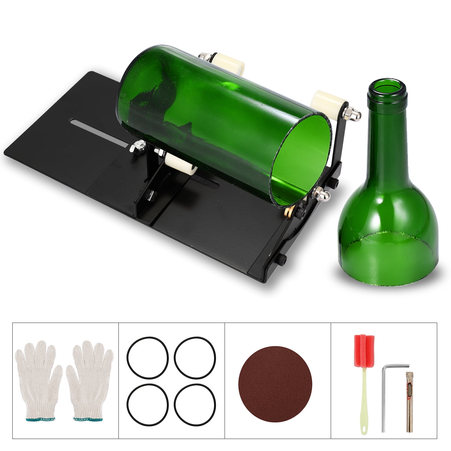 DIY Glass Bottle Cutter Adjustable Sizes Metal Glassbottle Cut Machine
