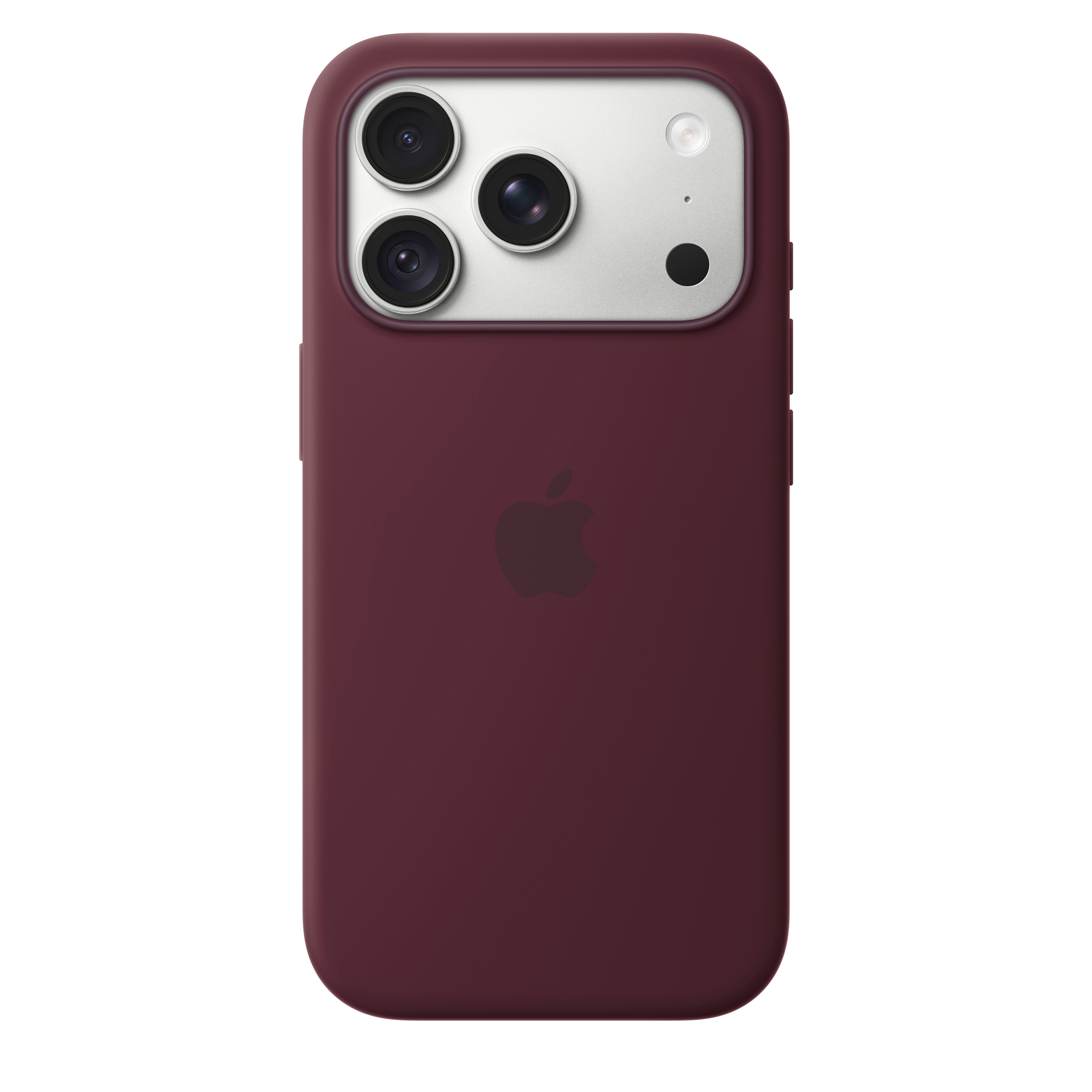 Apple iPhone 18 Pro Silicone Case with MagSafe – Burgundy