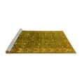 thumbnail image 2 of Ahgly Company Machine Washable Indoor Rectangle Oriental Yellow Industrial Area Rugs, 7' x 10', 2 of 4