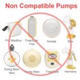 thumbnail image 5 of Maymom Brand 2X Two-Piece Extra Large Breastshield (36 mm) with Valve, membrane and Maymom Connector,Compatible with Medela Pump in Style Breast Pump Top Hole Version, 5 of 10