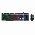 thumbnail image 1 of SHIPADOO D280 Wired RGB Backlight Mechanical Feel Suspension Keyboard + 3D Cool Mouse Kit for Laptop,PC Black, 1 of 2