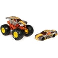 thumbnail image 2 of Toy Monster Jam Diecast Series 5 Max-D, paquete de 2 unidades con coche de carreras, 2 of 8