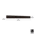 thumbnail image 4 of Umbra Flip Wall Mounted Coat Rack,Black/Walnut, 4 of 5