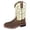 Brown Cream, variant on Smoky Mountain Western Boots Boys Scout Pull On Brown Cream 3705C