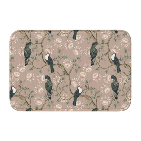 

Adjustable Apron - Bib Apron for Men Women Cute Toucan Parrot Flower Waterproof Chef Aprons for Kitchen Gardening Cooking