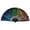Colorful, variant on Crazyview wouwaft 33cm Large Folding Hand Rave Fan Chinease/Japanese Gradient Colorful Reflective Fan Party Dance Fan Gifts Music Festival Fan (K)