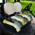 thumbnail image 2 of Golf Cart Seat Covers for 2 Seater,Green Yellow Blue Abstract Microfiber Cart Seat Towel Blanket,Modern Abstract Art Color Absorbent Breathable Non Slip Bench Seats Protector for Golf Course 51"x31", 2 of 9