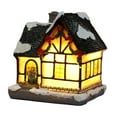 thumbnail image 1 of Decoración Navideña Iluminación Adornos en Miniatura Casas Faro LED Pequeña perfke Casa de miniaturas de resina, 1 of 7